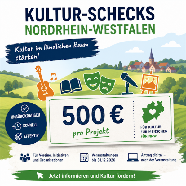 KULTUR-SCHECKS PM 29. Juni 2026