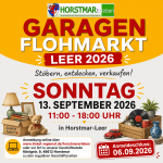 Garagenflohmarkt Leer 2026