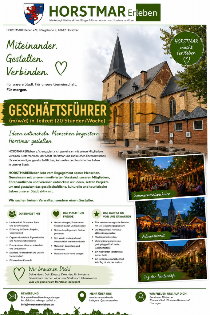 Flyer - Stellenausschreibung